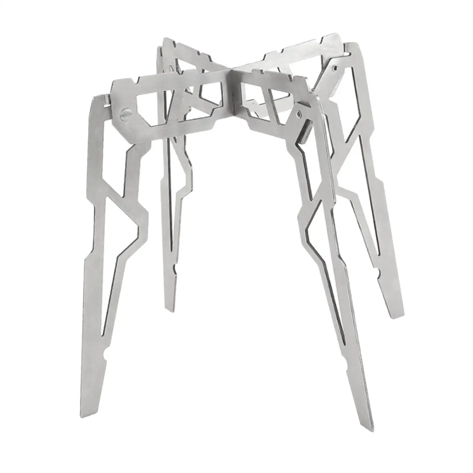

Folding Campfire Stand Burning Burner Shelf for Camping Hiking Barbecue