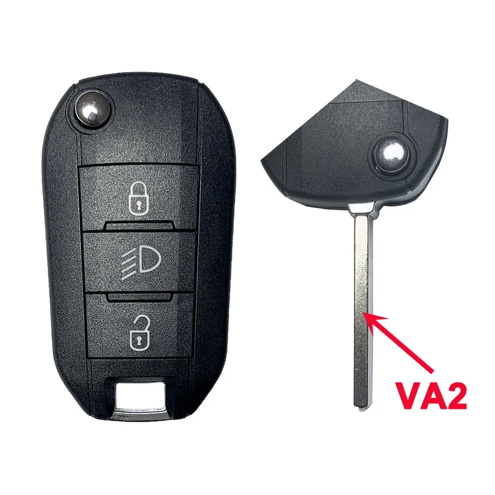 

YOCASTY 3-кнопочный флип-чехол для дистанционного ключа автомобиля для Citroen Aircross C3 C4 для Peugeot 308 208 508 3008 5008 с VA2/HU83