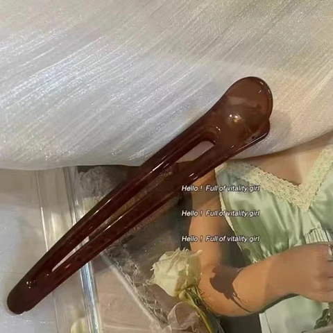 Большая пластиковая заколка для волос Qingtian 2 шт.