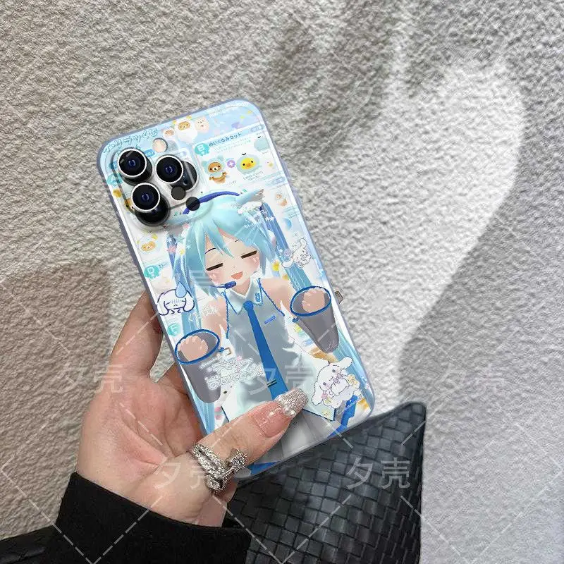 Фото Новый чехол для телефона Hatsune Miku Accent Teto - Project DIVA - Аниме-аксессуар с милым мультяшным принтом №4