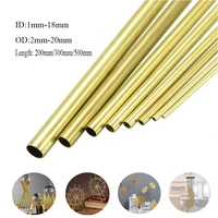 1pcs brass tubes diameter 23456789101214161820mm length 200300500mm wall brass pipe brass tube cutting tool