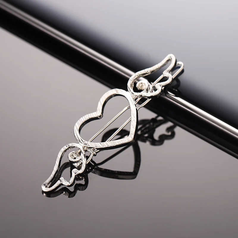 Набор из 4 заколок для волос геометрическая форма с 3D Украшением металлические