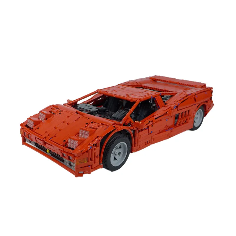 

MOC-26377 V16T Red Supercar Assembly Building Block Model • 3914 Parts Building Blocks Adult Kids Birthday Custom Toy Gift