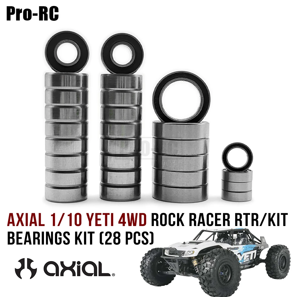 

Полный комплект подшипников (28 шт.) для 1/10 Yeti 4WD Rock Racer Brushless RTR AXID9026, запчасти для радиоуправляемых автомобилей