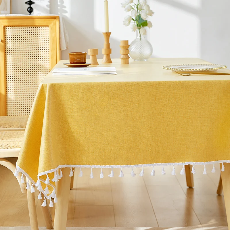 

Waterproof, oil resistant, scald resistant, and wash free simple tea table tablecloth