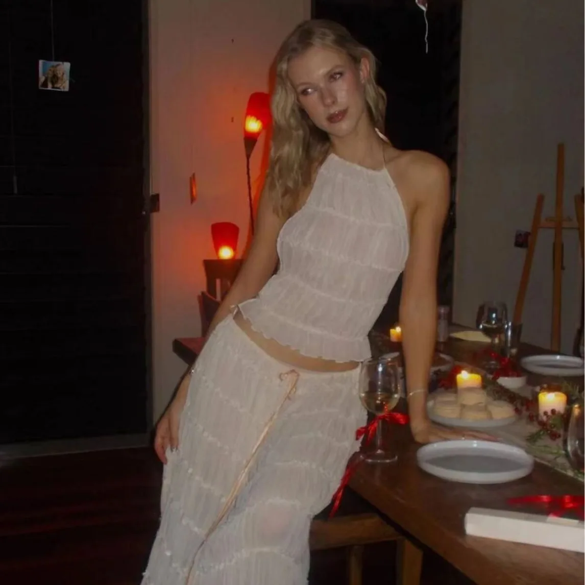 Новинка весна-лето 2024 модный пикантный костюм в европейском и американском стиле