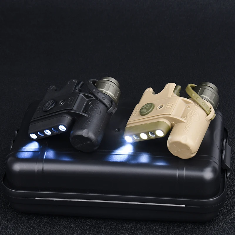 Светильник для шлема красный белый страйкбола