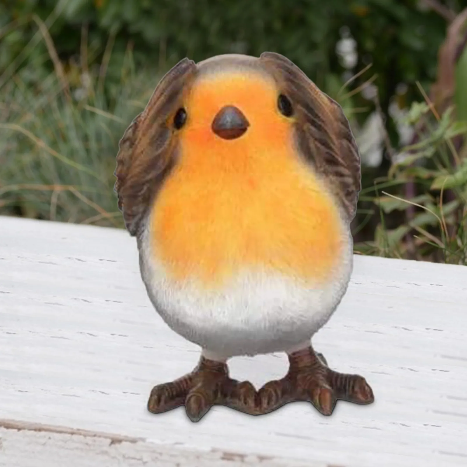 Украшение для сада Robin Bird реалистичные робинсы статуэтки украшение двора мудрый