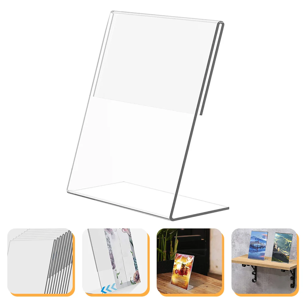 

Flyer Holder Practical Clear Paper Holder Document Display Rack Document Display Stand Acrylic Sign Holder