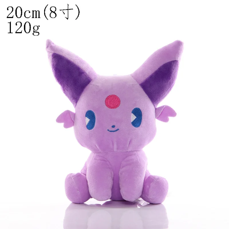 Pokemon Pikachu Eevee Family Plush Stuffed Dolls Espeon Sylveon Leafeon Flareon Jolteon Vaporeon Glaceon Toys Hobbies Xmas Gift