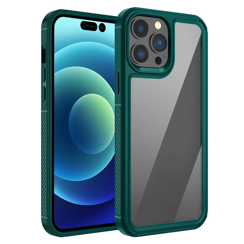 

Прозрачный противоударный чехол-бампер для телефона iPhone 13 11 12 14 Pro Max 12 13 Pro Max, противоударный силиконовый прозрачный чехол-накладка