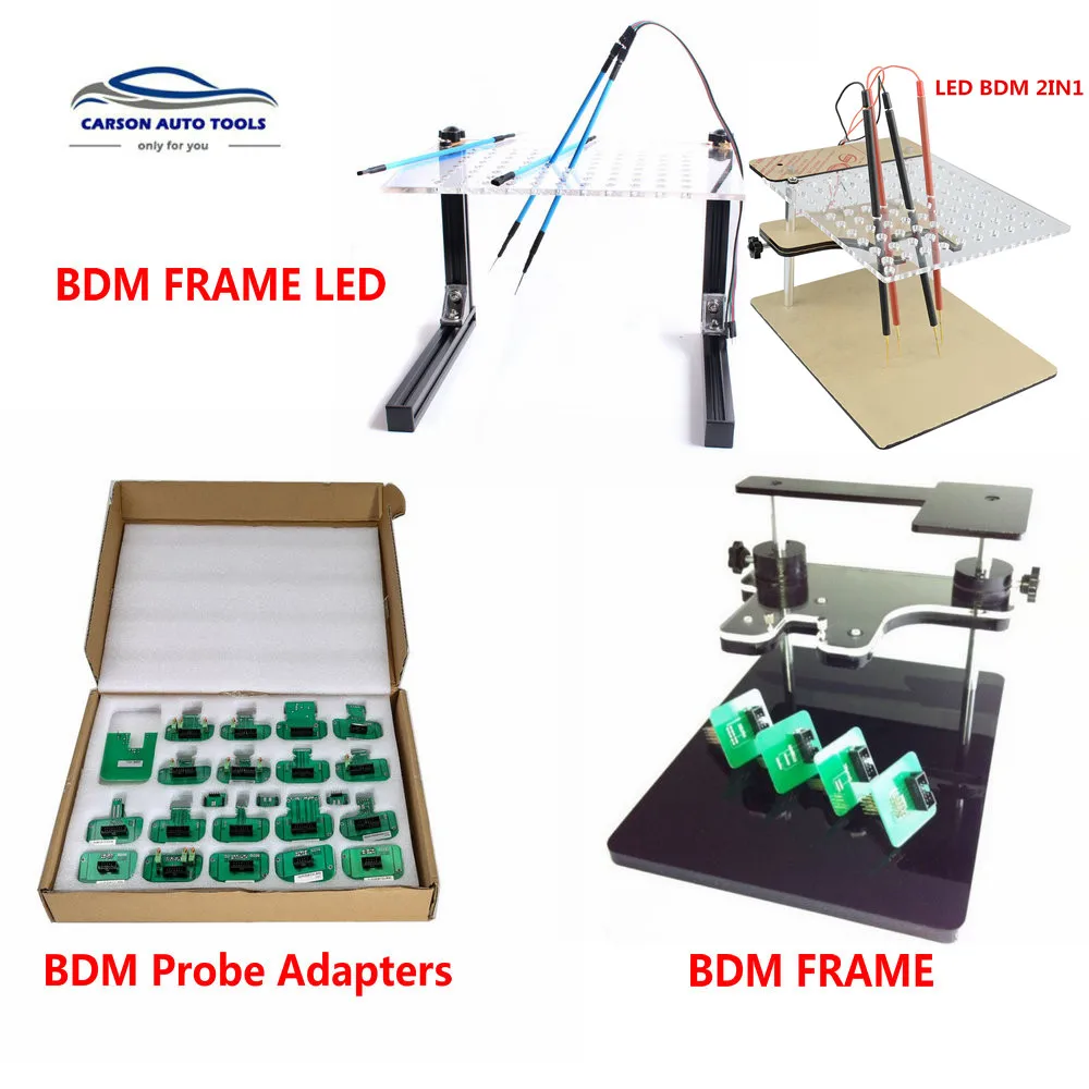 

22 pcs BDM Probe Dimsport Adapters Full Set for led BDM Frame FGTECH BDM100 KESS KTAG ECU CHIP BDM probe adapters BDM PIN free
