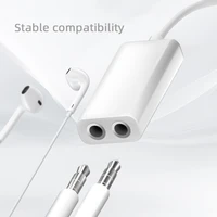 3 5mm jack headphone audio splitter cable earphone adapter 1 male to 2 female aux adapter cable cord for computer pc microphone