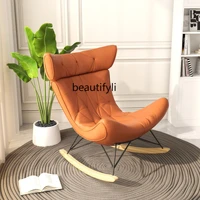 zqlight luxury rocking chair nordic living room home recliner rocking chair lazy leisure single seat sofa chair
