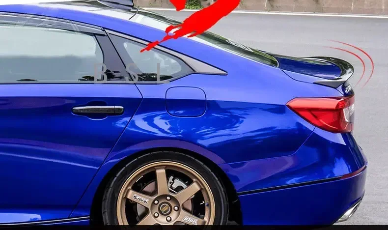 Ми поколенный задний спойлер на крышу из углеродного волокна крыло для Honda Accord 10th