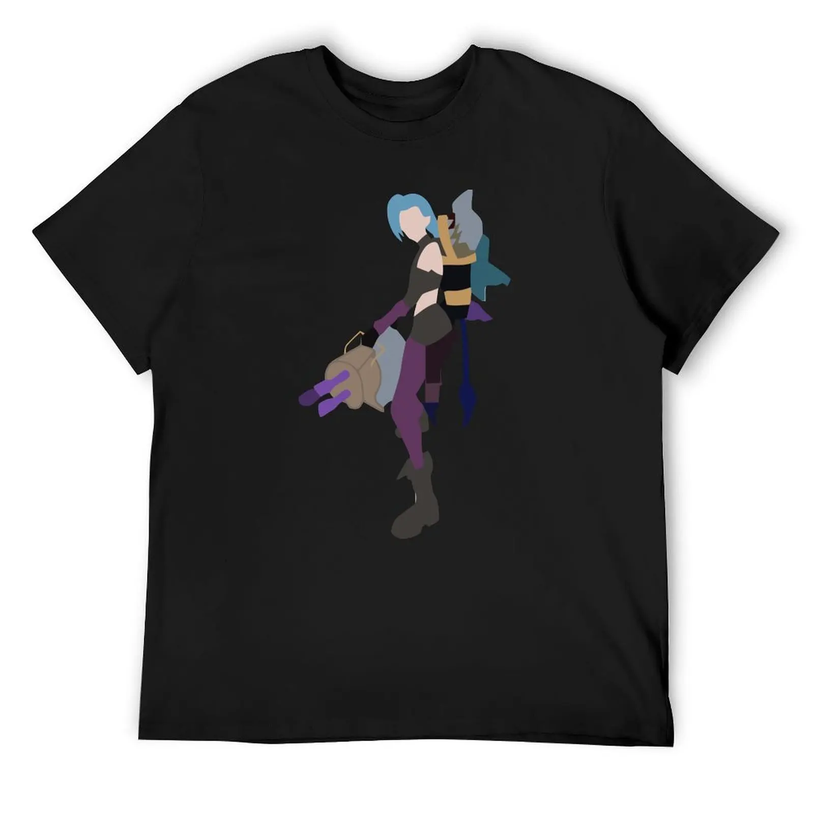 Минималистичный ПОРОШОК шестикорной футболки