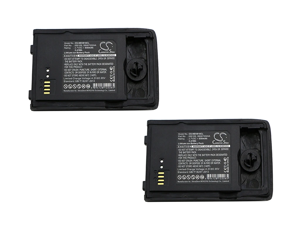

2pack 650mA Battery for NEC 690111,i755,i755d,i755S,SL1100,SV8100 690109