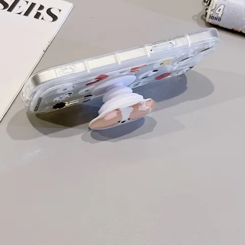 Держатель для мобильного телефона с мультяшной собакой, милое кольцо Toks, расширяющийся держатель для Iphone, кронштейн для пальца, подставки для телефона, аксессуары для телефонов