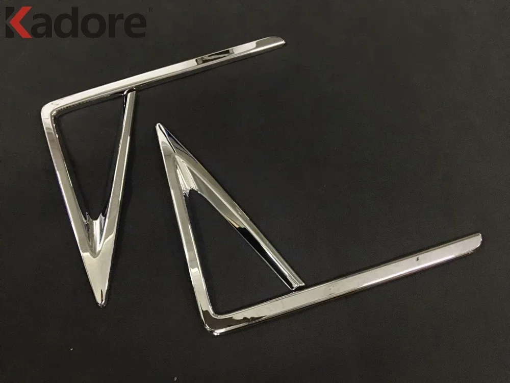 Передняя противотуманная фонарь обшивка для Toyota AI Voxy R80 2017 2018 хромированная