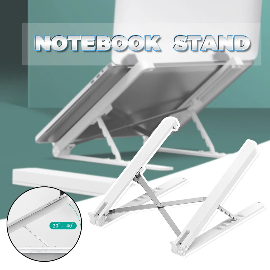 

Adjustable Angle 11-17inch Computer Desktop Stand Cooling Rack For Tablet Portable Holder Universal Office Non Slip Laptop Stand