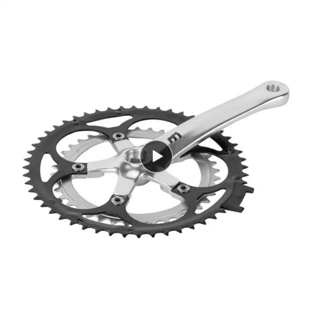 

Aluminum Alloy Bicycle Crank Chainwheel 110bcd Bike Crank Set Outdoor Riding 170mm Road Bike Cassette Bike Accessories Silver