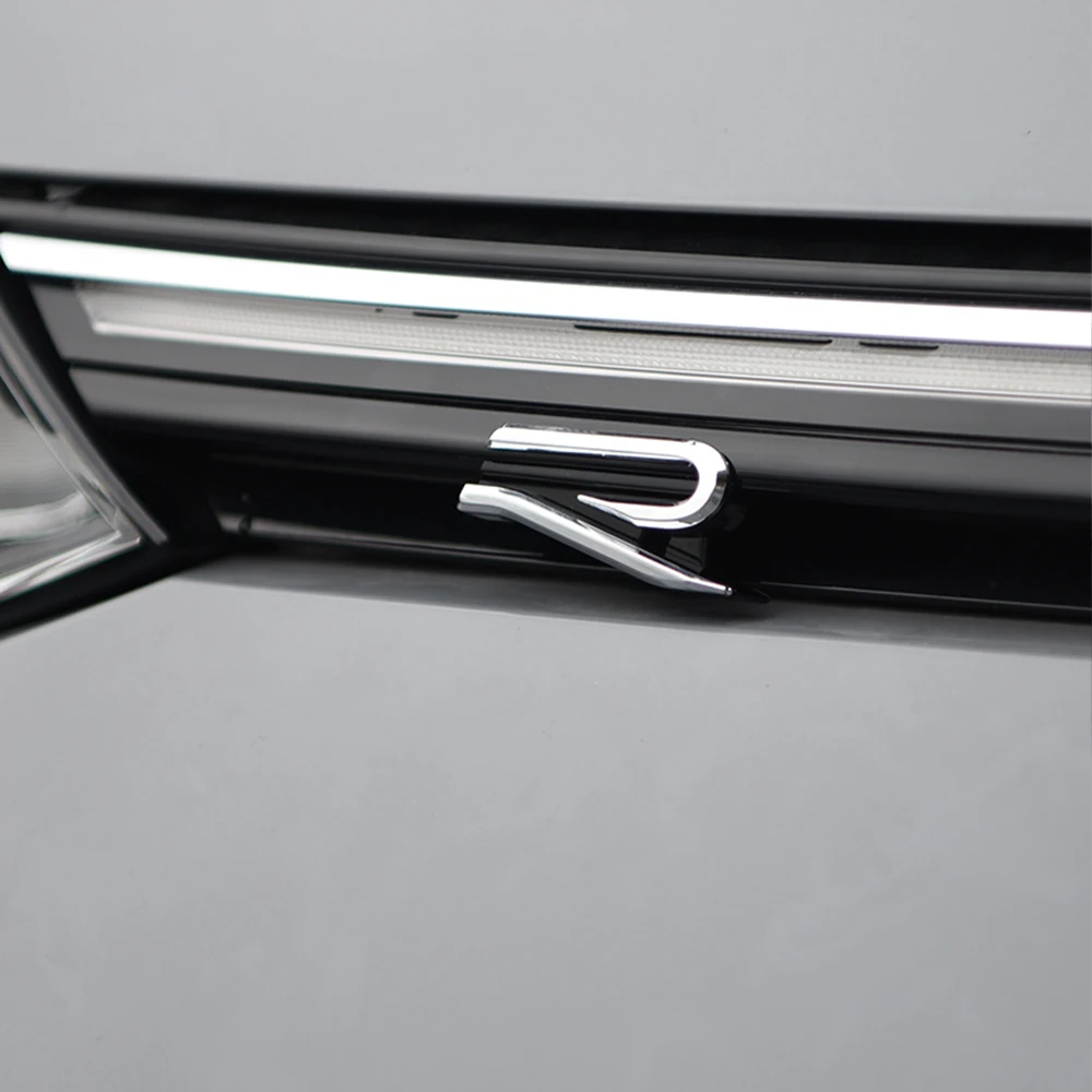 3D автомобильная передняя решетка багажника эмблема R логотип значок наклейки для