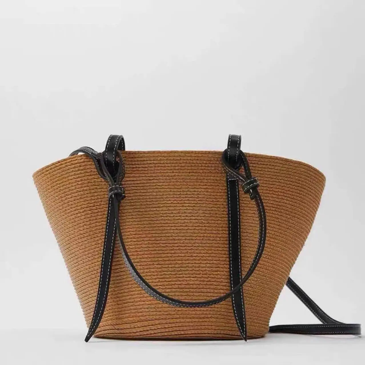 

Bohemian Travel Beach Bag Overlarge Straw Tote Bags for Women 2023 Bali Woven Shoulder Bag Designer Big Shopper Purses Handbags