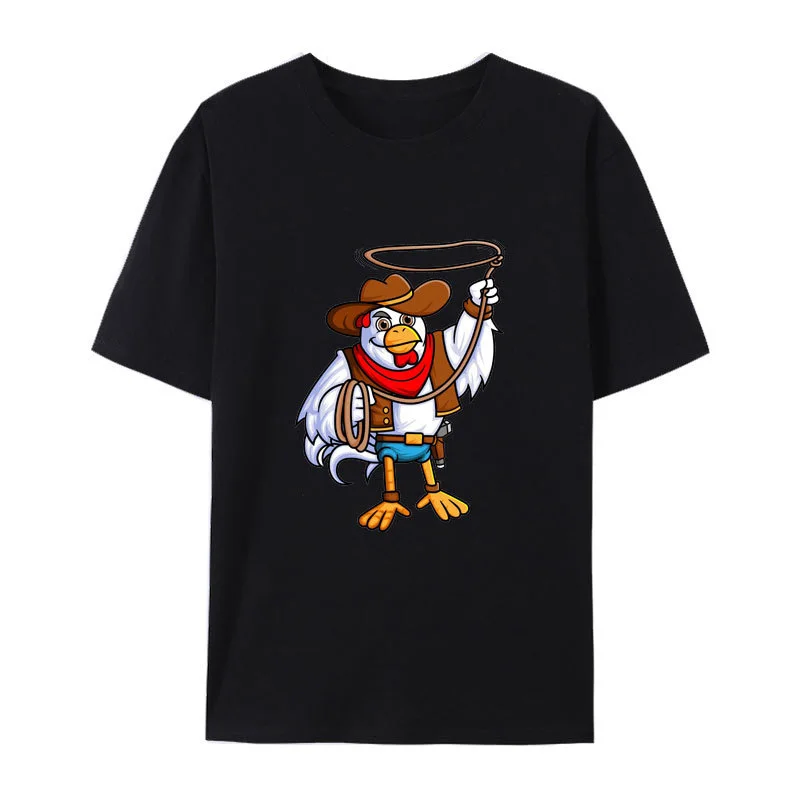 Петух, наряд как официант в ресторане