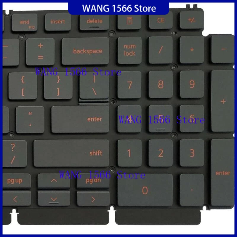 Фото НОВАЯ Клавиатура для ноутбуков DELL G15 5510 5511 5515 5520, американская раскладка, с подсветкой, 0H4XRJ №4