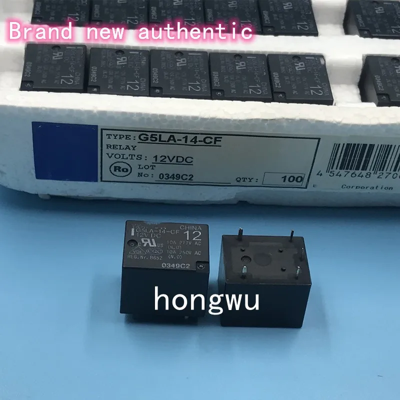 100% оригинальное новое реле 1 шт. G5LA-14-CF-12VDC 10A 5 контактов