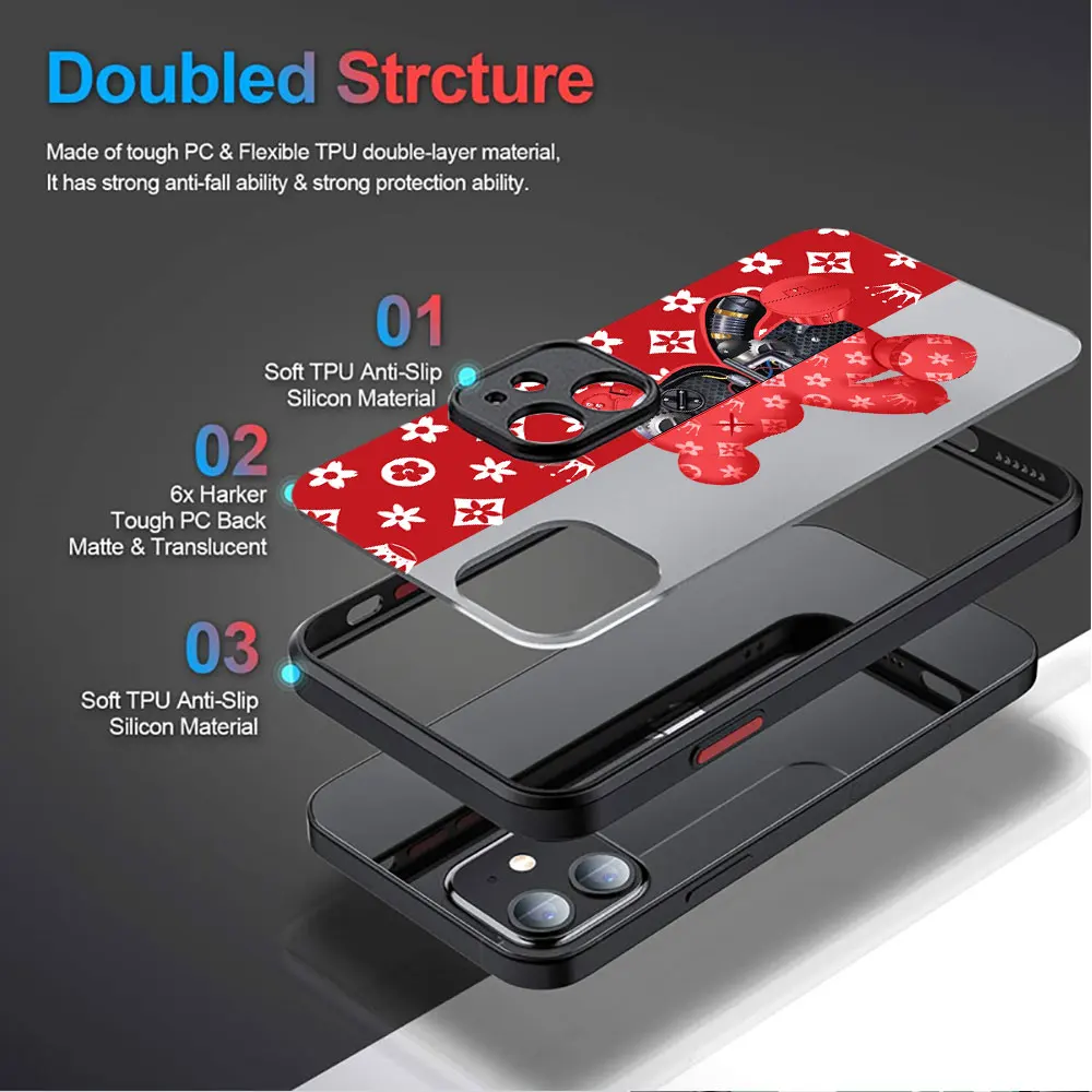 Чехол для iPhone 11 Pro 14 12 7 8 Plus 15ProMax XR XS Max 13 Mini SE 15 матовый чехол противоударный