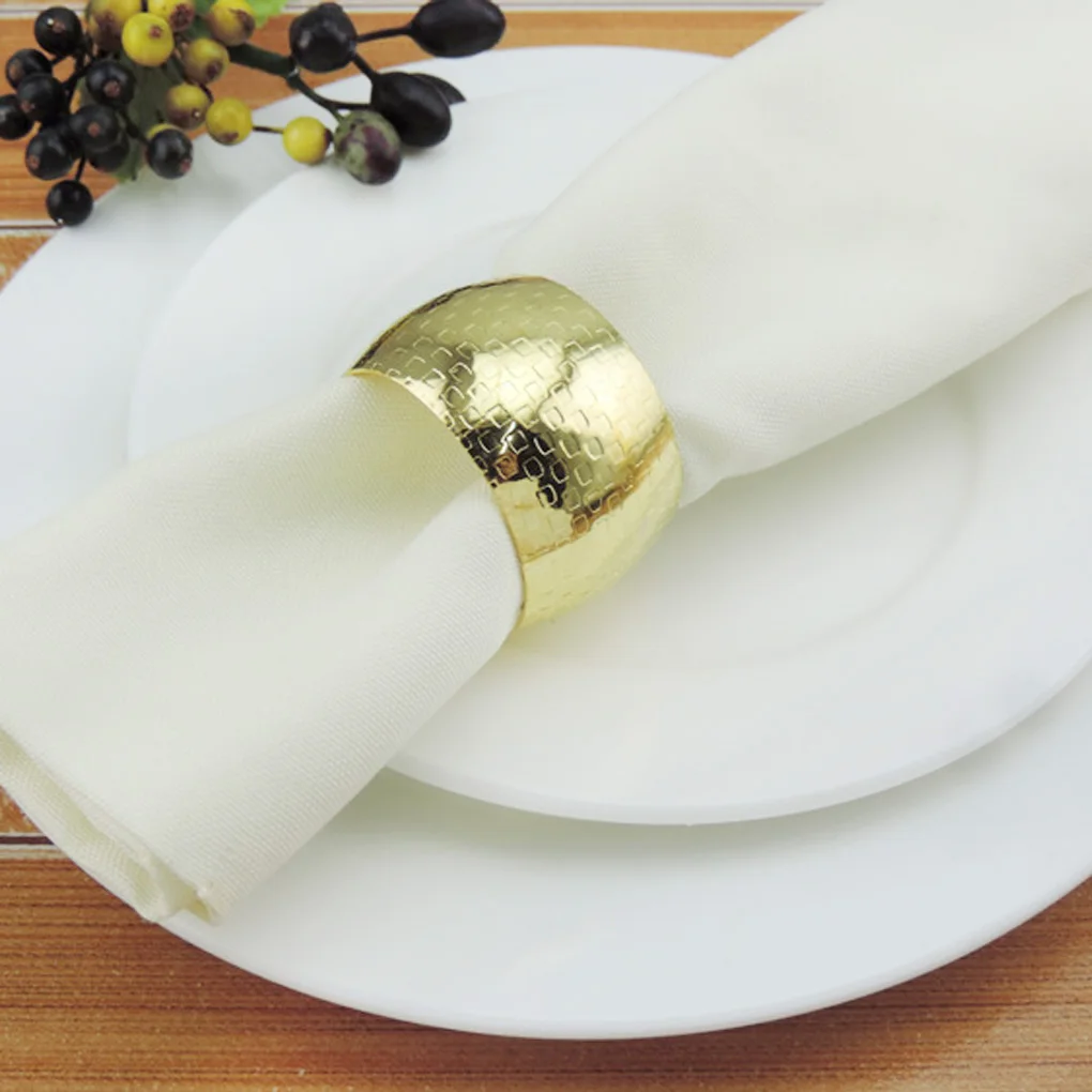 

12 шт., круглые кольца для салфеток