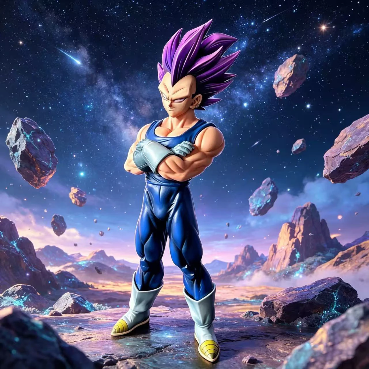 Фото Фигурка Dragon Ball Z Majin Vegeta, 27 см/10,63 дюйма, Ультра Вегета, Супер Сайян, коллекционная модель, игрушка, подарок №1