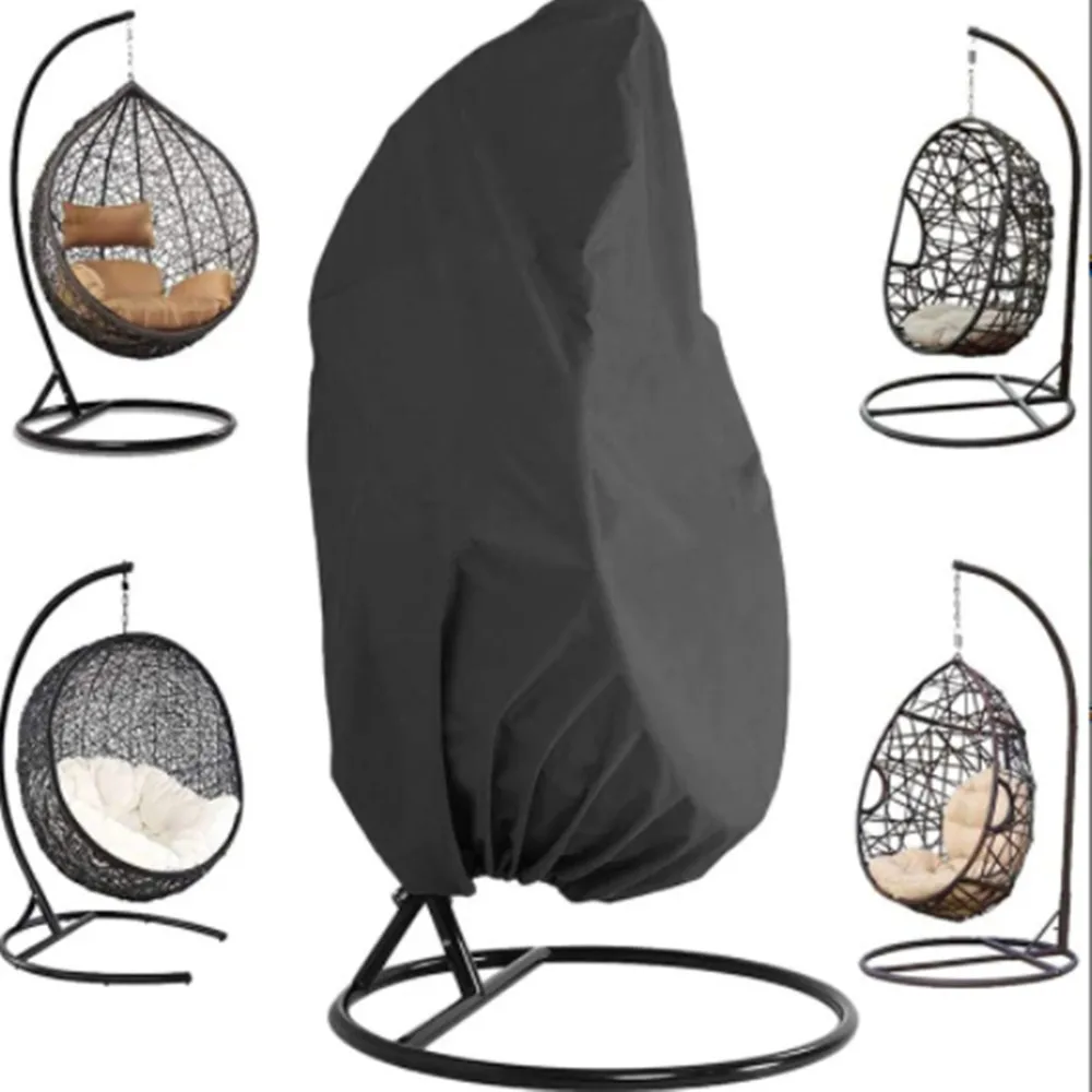 

Outdoor Swing Hanging Chair Eggshell Dust Cover Polyester UV Protection Universal Cover Garden Waterproof Dust Cove