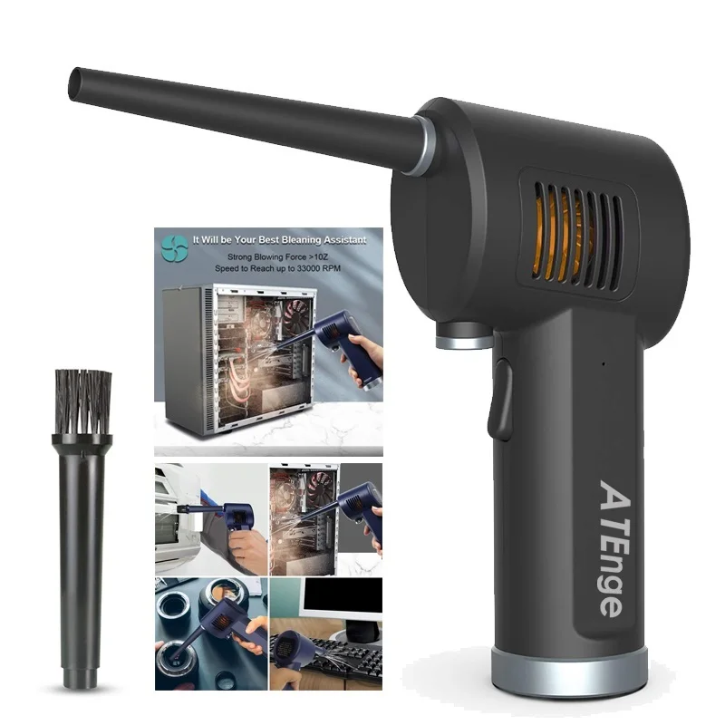 

Беспроводной воздушный пыльник, замена для баллонов с компрессионным распылением, перезаряжаемый вентилятор для компьютера, клавиатуры и ...