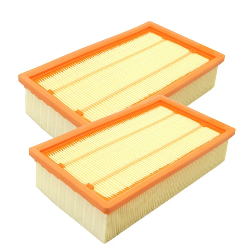 

Air Filter Vacuum Cleaner For KARCHER NT25/1 NT45/1 NT55/1 NT361 ECO NT561 ECO NT611 ECO Replacement Filters-2Pcs