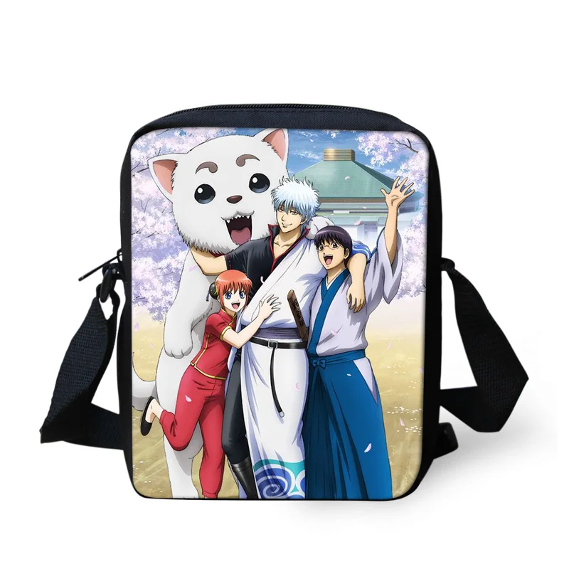 

Gintama Printing Hot Sale Cross-body Bags Outside Portable Shoulder Bag for Kids Girls Casual Mini Messenger Bags