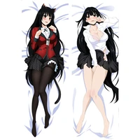 60x180cm anime kakegurui twin pillow cover jabami yumeko meari saotome dakimakura case bedding hugging body pillowcase gifts
