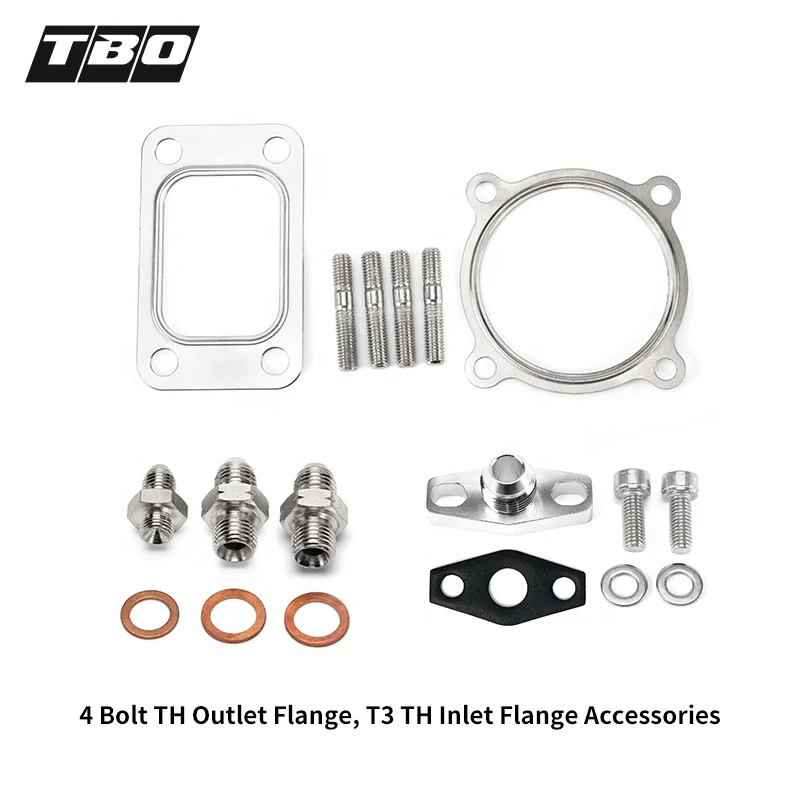 Фото Компрессорное колесо TBO GTX3582R-66 Billet A/R. Новый универсальный турбонагнетатель GT35/GT3582 с 4-болтовым креплением T3 и шарикоподшипником для гоночных автомобилей №4