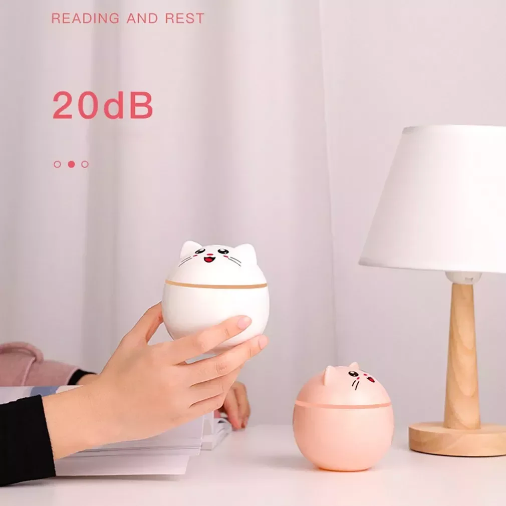 

NEW2023 Atomizing Humidifier Portable USB Home Office Moisturizing Mute Large Spray Lucky Cat Humidifier