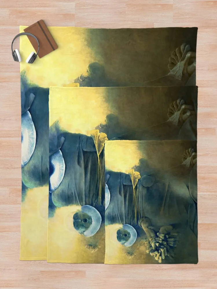 Одеяло Zdzislaw Beksinski одеяло для дивана лохматое ретро одеяла диванов