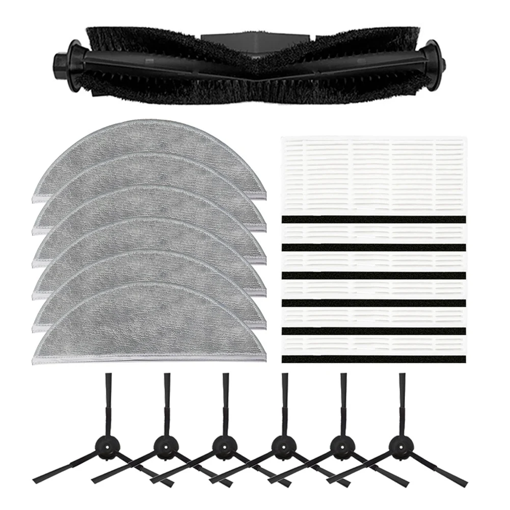 

Аксессуары для пылесоса Xiaomi Lydsto R1, основная и боковая щетки, фильтры НЕРА, тряпочка для швабры