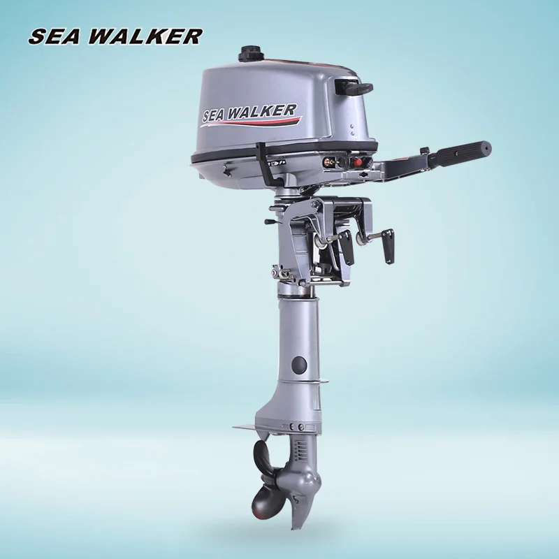 Двухтактный двигатель yyhc Seawalker 6 л.с. стандартный бензиновый для рыбалки