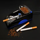 Автоматическая машинка для скручивания сигарет с вилкой Стандарта ЕССША, наполнение табаком, наполнение, обмотка, машинка для скручивания, электрический инструмент сделай сам для курения