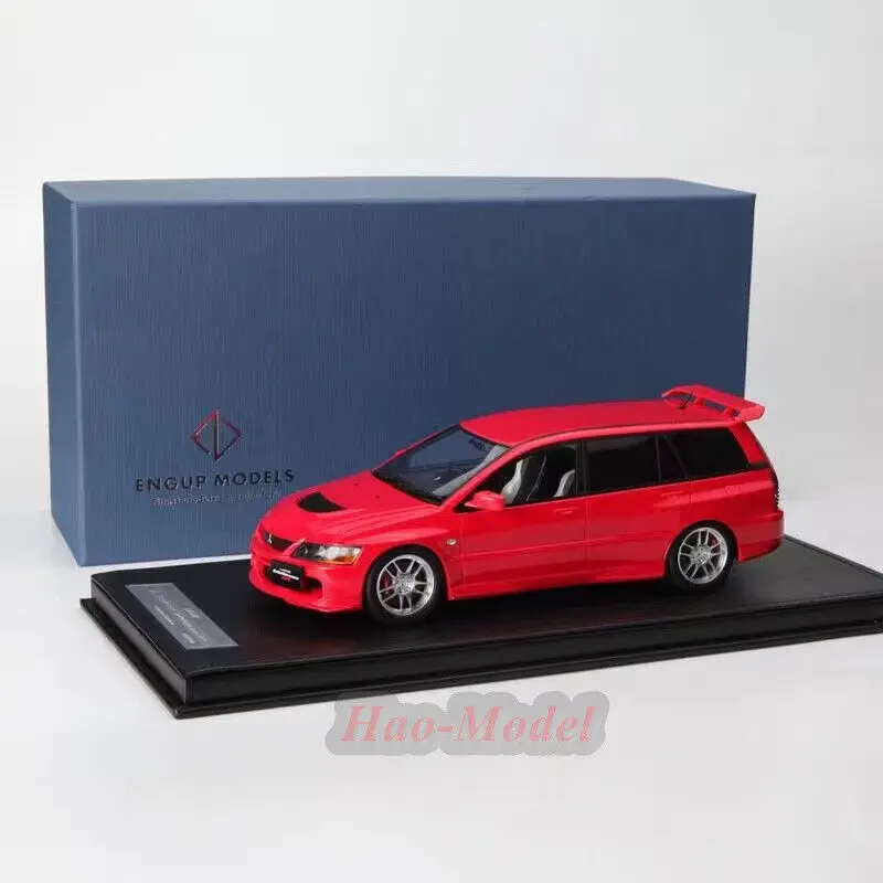 Фото Модель автомобиля ENGUP 1:18 для Mitsubishi EVO из смолы, детская игрушка, подарок на день рождения, хобби, демонстрация, имитация Красной коллекции №2