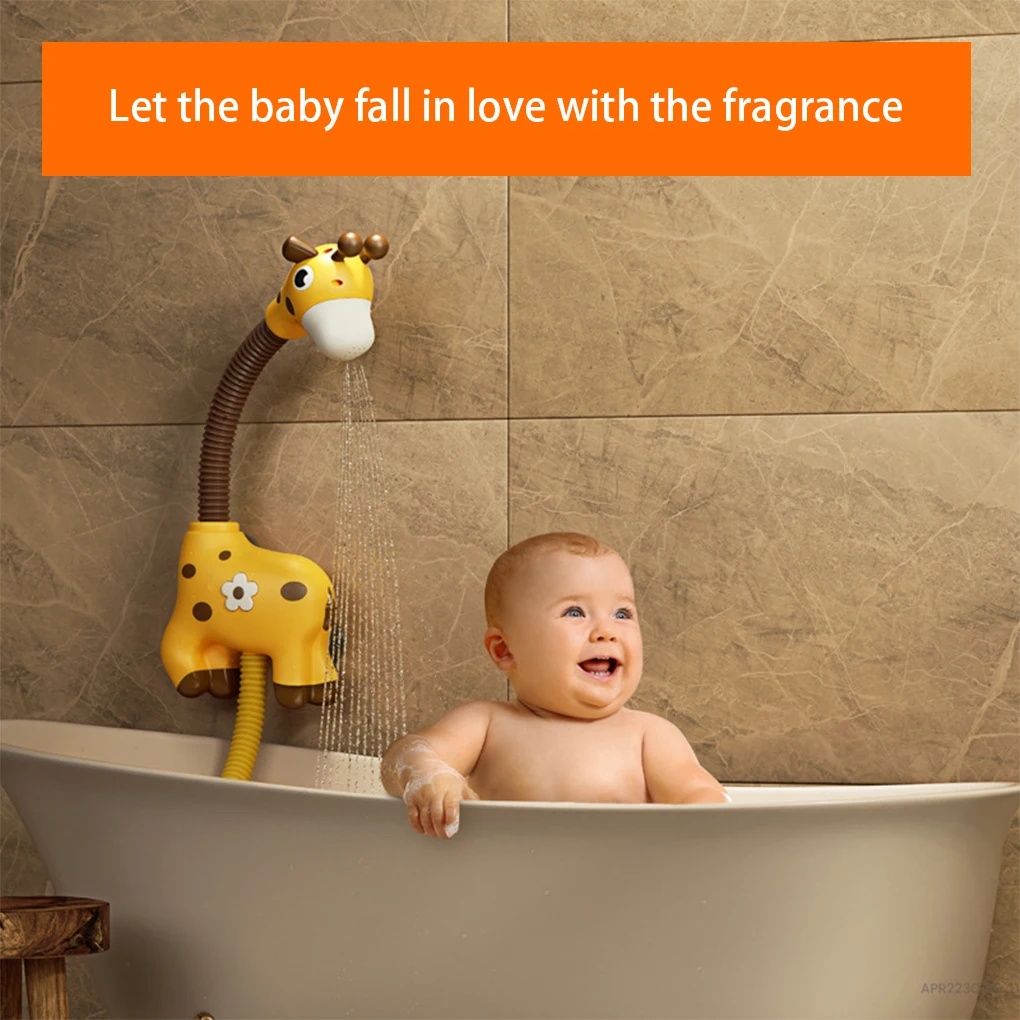 

Electric Baby Bath Toy Toddlers Infants Washroom Bathroom Water Spray