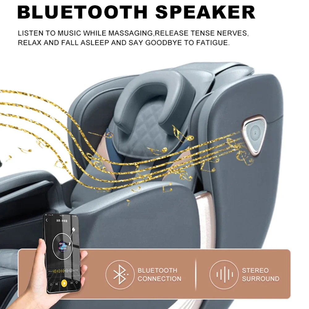 Кресло массажное Полноразмерное с нулевой гравитацией для шиацу