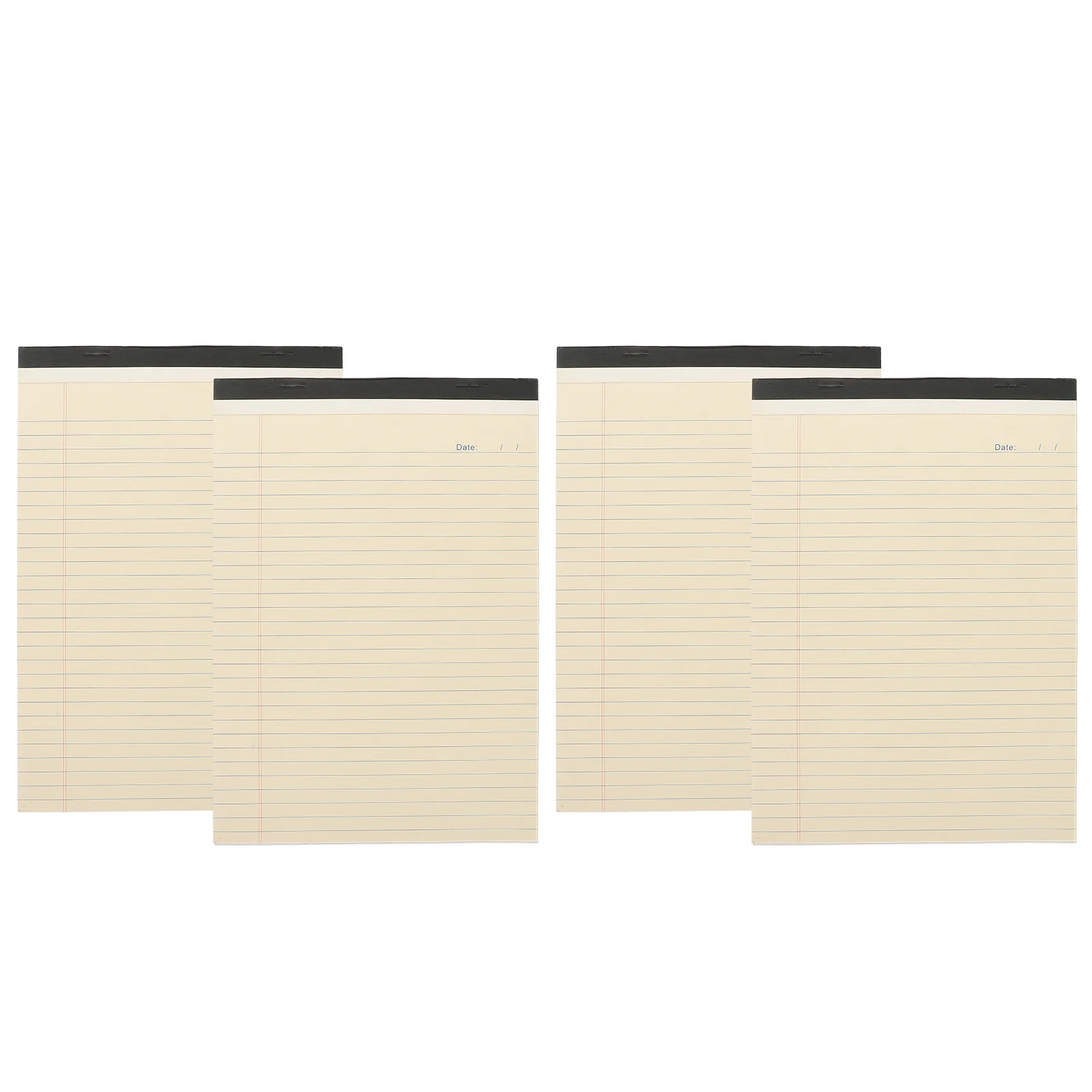 

4 Pcs Notebooks Legal Notepads Horizontal Grid Wide Ruled Paper Office Work Small Memo