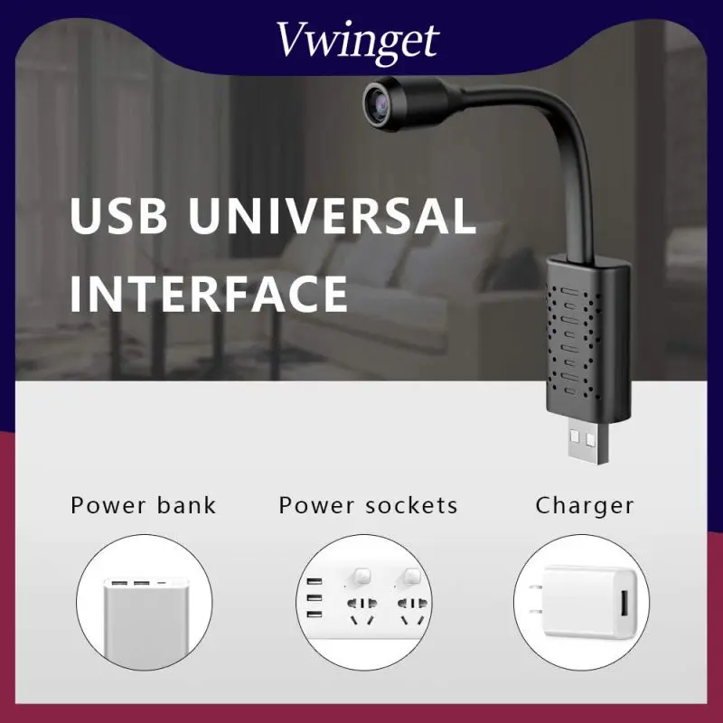 

Беспроводная мини-камера видеонаблюдения с Wi-Fi и Usb-монитором, 1080p