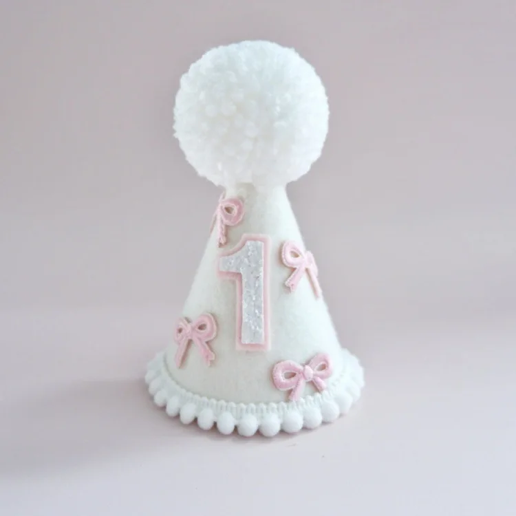 

Розовая шляпа MOONBIFFY для первого дня рождения